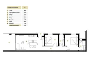 Prodej bytu 3+kk, Rtina, 87 m2