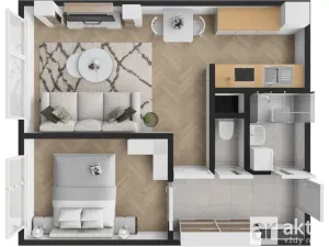 Prodej bytu 2+kk, Praha - Bohnice, Poznaňská, 45 m2