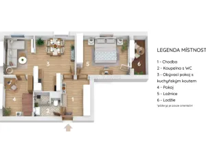 Prodej bytu 3+kk, Karlovy Vary - Bohatice, Lomená, 61 m2