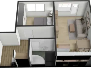 Pronájem bytu 2+kk, Písek - Hradiště, K Háječku, 43 m2