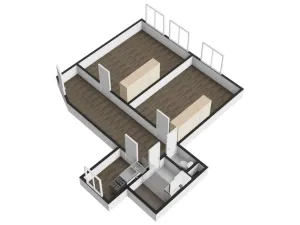 Pronájem bytu 2+1, Liberec - Liberec IV-Perštýn, Revoluční, 55 m2