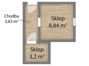 Prodej chalupy, Lužany, 33 m2