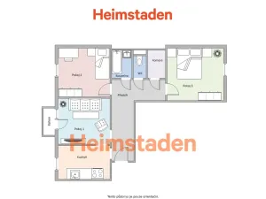 Pronájem bytu 3+1, Ostrava - Poruba, Bohuslava Martinů, 75 m2