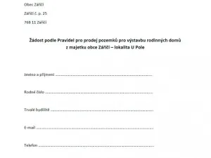 Prodej pozemku pro bydlení, Záříčí, 932 m2