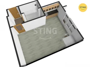 Prodej bytu 1+kk, Ostrava, Alžírská, 25 m2