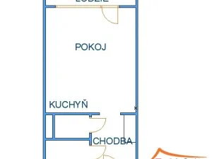 Pronájem bytu 1+kk, Ostrava, Gen. Píky, 28 m2
