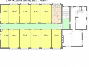 Pronájem kanceláře, Praha - Žižkov, U zásobní zahrady, 347 m2