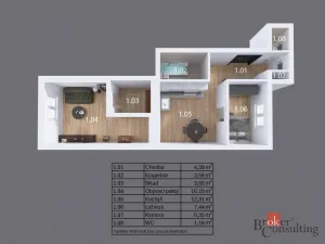 Prodej bytu 2+1, Plzeň - Východní Předměstí, Sladkovského, 50 m2