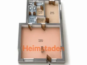 Pronájem obchodního prostoru, Havířov - Město, Na Nábřeží, 69 m2