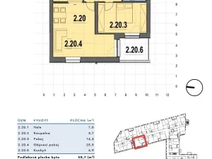 Prodej bytu 2+1, Vrchlabí - Hořejší Vrchlabí, Horská, 59 m2