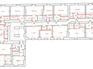 Prodej činžovního domu, Batelov, náměstí Míru, 2000 m2