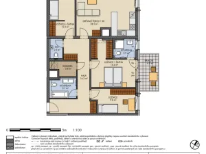 Prodej bytu 4+kk, Praha - Prosek, Nad Krocínkou, 107 m2