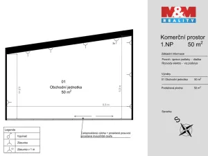 Pronájem obchodního prostoru, Benešov, Masarykovo náměstí, 50 m2