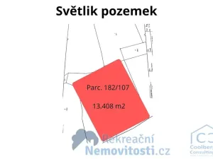 Prodej pozemku pro bydlení, Světlík, 13408 m2