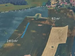 Prodej podílu pole, Trhové Sviny, 1238 m2