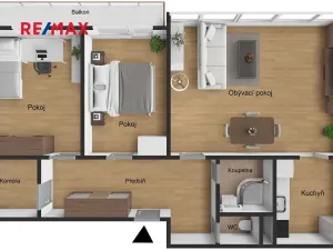 Pronájem bytu 3+1, Praha - Michle, Podle Kačerova, 74 m2