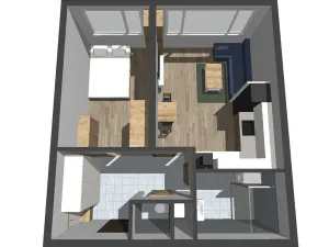 Prodej bytu 2+kk, Praha - Braník, Zálesí, 39 m2