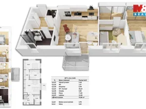 Prodej bytu 3+kk, Benešov, Dukelská, 83 m2