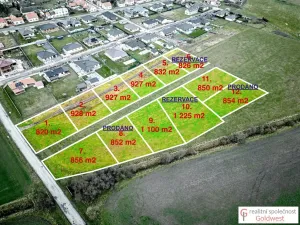 Prodej pozemku, Rožďalovice, 927 m2