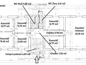 Prodej obchodního prostoru, České Budějovice - České Budějovice 4, Hlinská, 440 m2