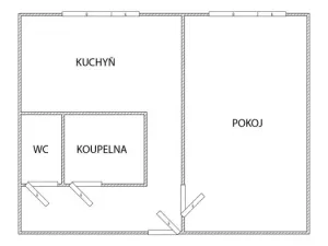 Prodej bytu 1+1, Ostrava - Hrabůvka, Dr. Martínka, 36 m2