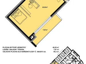 Pronájem bytu 1+kk, Brno, Plotní, 49 m2