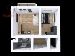 Prodej bytu 2+kk, Mělník, Vlasákova, 39 m2