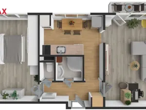 Prodej bytu 2+1, Praha - Letňany, Vítkovická, 51 m2