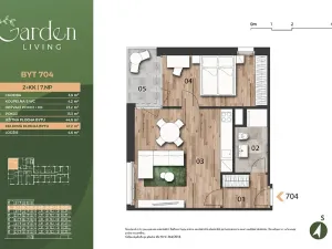 Prodej bytu 2+kk, Praha - Černý Most, Arnošta Valenty, 47 m2