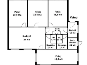 Prodej rodinného domu, Bor - Čečkovice, 104 m2