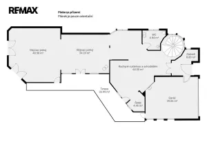 Prodej kanceláře, Praha, U zahrádek, 433 m2