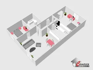 Pronájem bytu 3+kk, Jablonec nad Nisou, Generála Mrázka, 53 m2