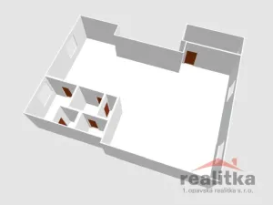 Pronájem kanceláře, Opava - Město, U Fortny, 144 m2