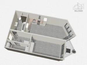 Pronájem bytu 2+kk, Praha - Hlubočepy, Ondrákové, 52 m2