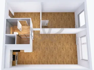 Pronájem bytu 2+kk, Nymburk, Topolová, 43 m2