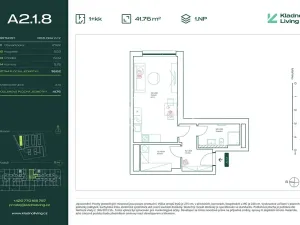 Prodej bytu 1+kk, Kladno, Pražská, 39 m2