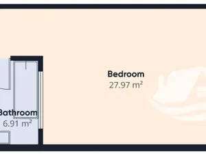 Prodej bytu 1+kk, Santa Maria, Kapverdy, 36 m2