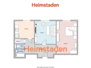 Pronájem bytu 2+1, Havířov - Město, Radniční, 55 m2