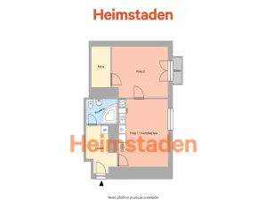 Pronájem bytu 2+kk, Havířov - Město, Československé armády, 53 m2