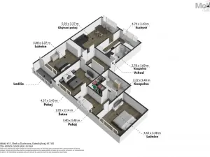 Prodej bytu 5+1, Osek, Lidická, 114 m2