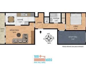 Pronájem bytu 3+1, Praha - Řepy, Laudova, 75 m2