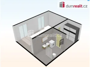 Pronájem bytu 1+kk, Praha - Veleslavín, Adamova, 31 m2