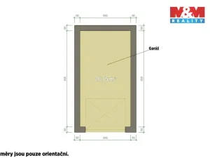 Pronájem garáže, Dobřany, 23 m2