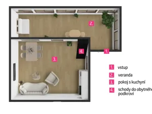 Prodej chaty, Bítov, 40 m2