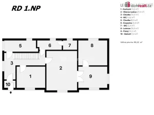 Prodej rodinného domu, Libiš, B. Němcové, 150 m2