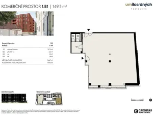 Pronájem obchodního prostoru, Praha - Staré Město, U milosrdných, 147 m2