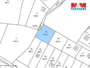 Prodej zahrady, Kosov, 370 m2