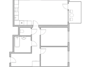 Pronájem bytu 3+kk, Praha - Hlubočepy, Fabiánové, 72 m2