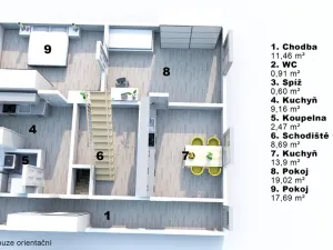 Prodej rodinného domu, Nový Bydžov, Turkova, 165 m2