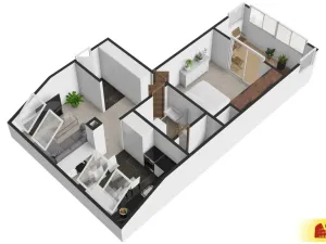 Prodej bytu 2+kk, Hustopeče, 59 m2